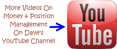YouTube Search For Money & Positions Management On Dave's YouTube Channel