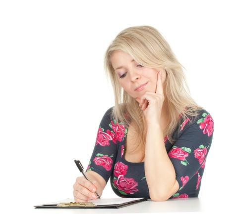 Woman Writing