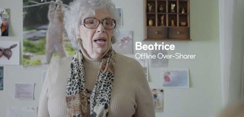 esurance-beatrice-offline-over-sharer