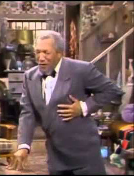 Redd Foxx as Fred Sanford, Source: Youtube, original source: NBC