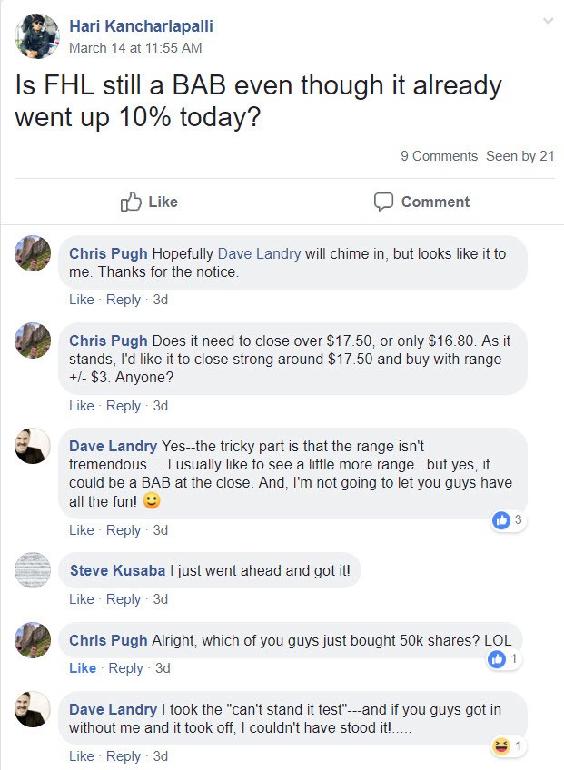 One Of Many Profitable Trades From The Facebook Group