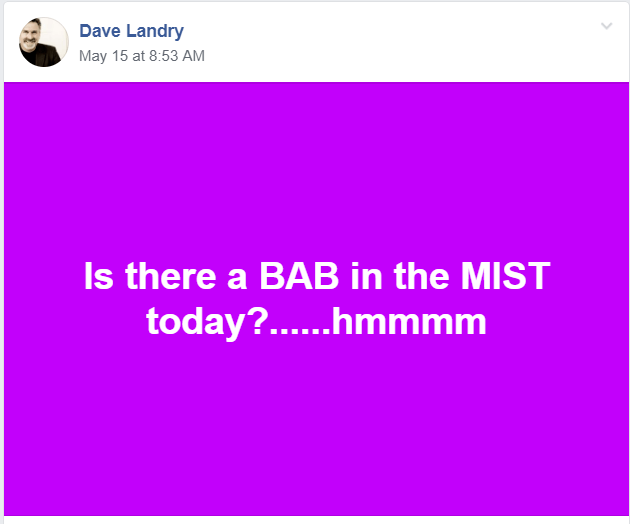 Dave Landry's Facebook post