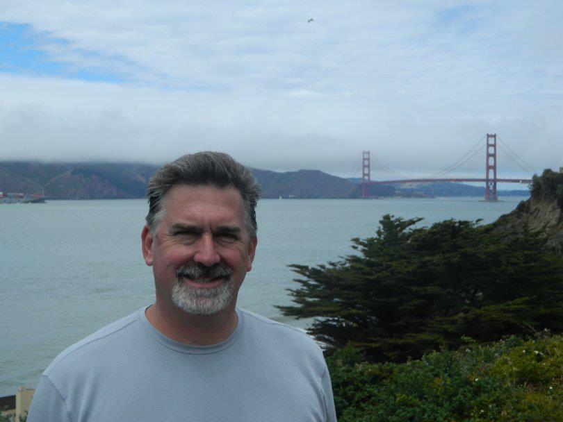 Dave Landry at Golden Gate Bridge
