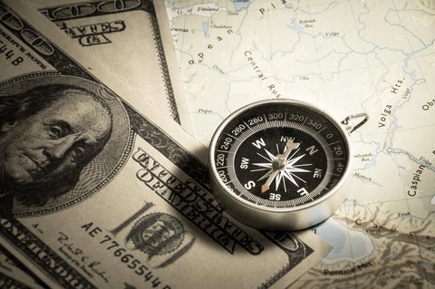quest Money, Map, and Compass