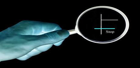 handmagchart Magnifying Glass Over Price Chart